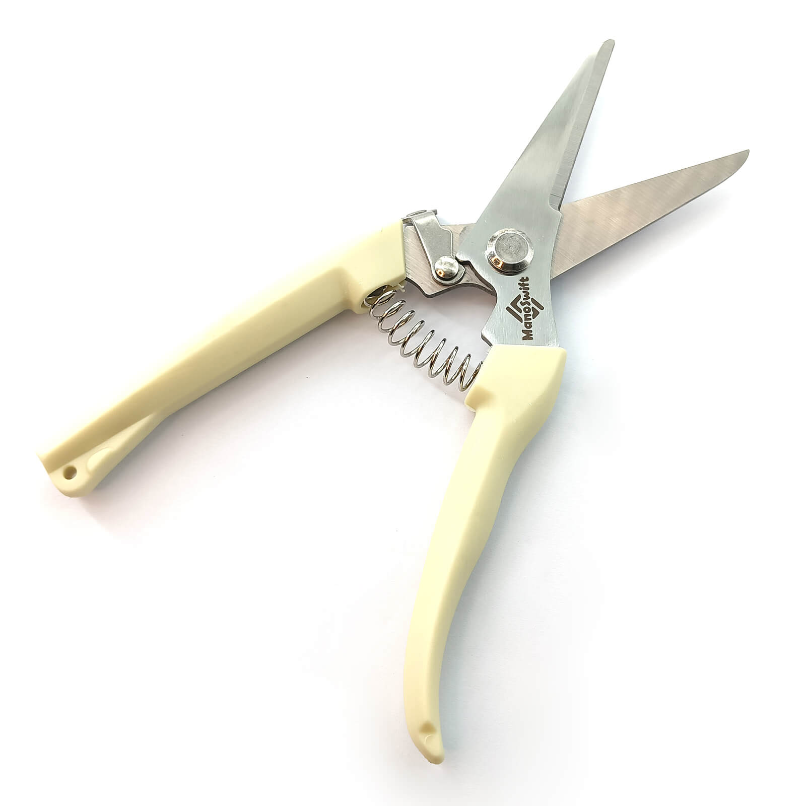 ManoSwift Flower Scissors Set: 2-Pack Premium Thickened Stainless Steel Floral Shears — Heavy-Duty Pruners for Flowers, Branches & Leaves