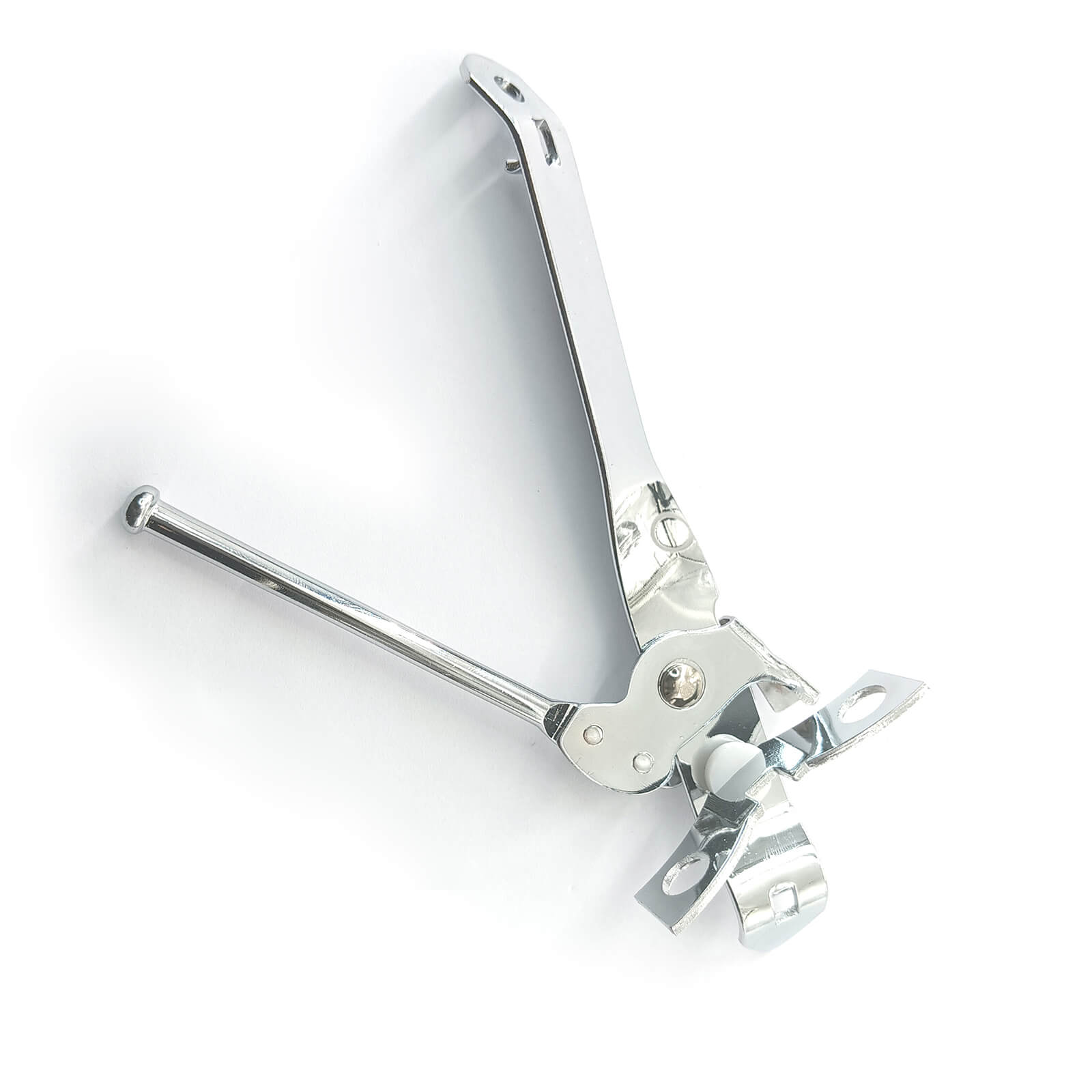 ManoSwift Chef Craft Select Can Opener with Tapper | 6.5" Nickel-Plated Stainless Steel | Smooth Edge Cutting for Kitchen & Home Use