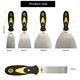 5Pcs Putty Knife Set | 1" to 5" Sizes | Stainless Steel Scraper for Drywall Repair, Wallpaper Removal & Plaster Scraping | Rust-Resistant Spackle & Paint Scraper Tools