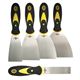 5Pcs Putty Knife Set | 1" to 5" Sizes | Stainless Steel Scraper for Drywall Repair, Wallpaper Removal & Plaster Scraping | Rust-Resistant Spackle & Paint Scraper Tools